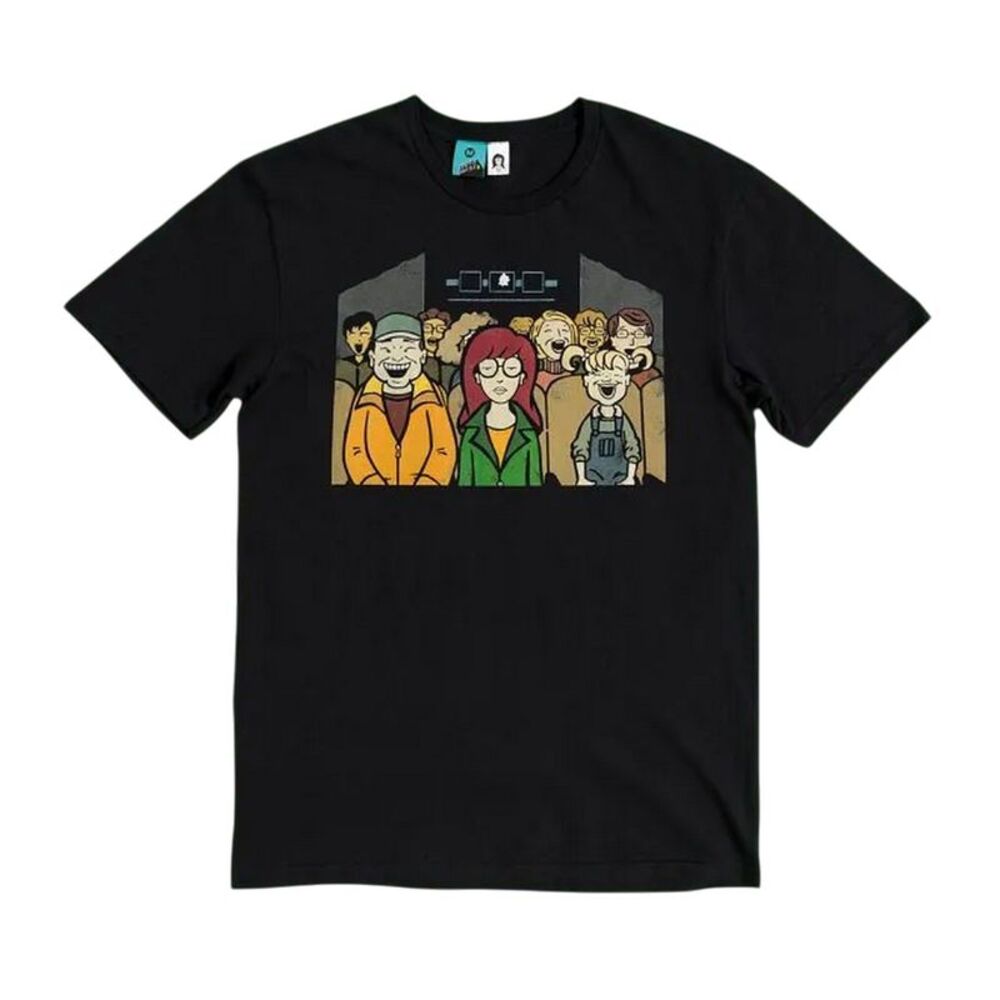 Daria Unisex Adult Opening Title Sequence T-Shirt / Black